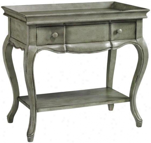 "keely Accent Table - 29""hx31.25""w, Antique Gray"