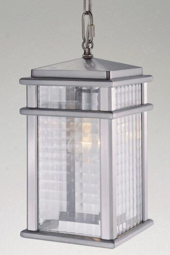 "keene Outdoor Pendant - 13.5""h X 7""w, Brshed Aluminum"