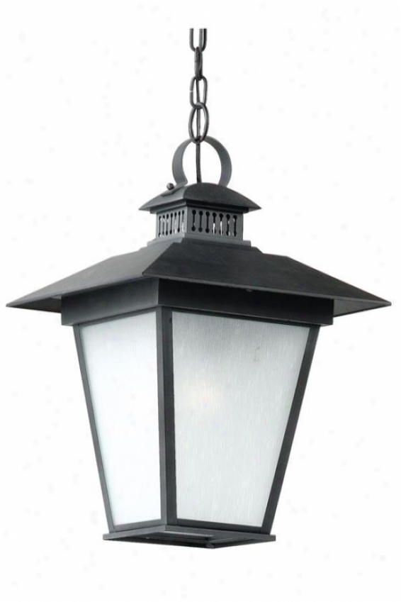 "kent Outdoor Hanging Lantern - 19""h, Black"