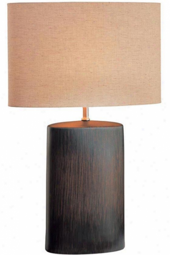 "keram Table Lamp - 24""hx16""d, Brown"