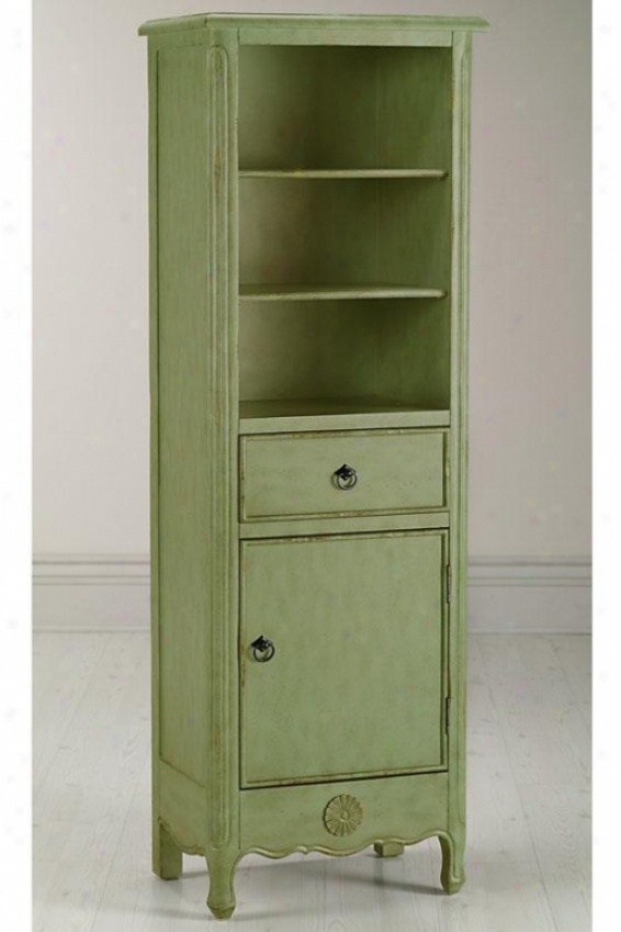 "keys Linen Storage Cabinet - 60""hx20""w, Green"