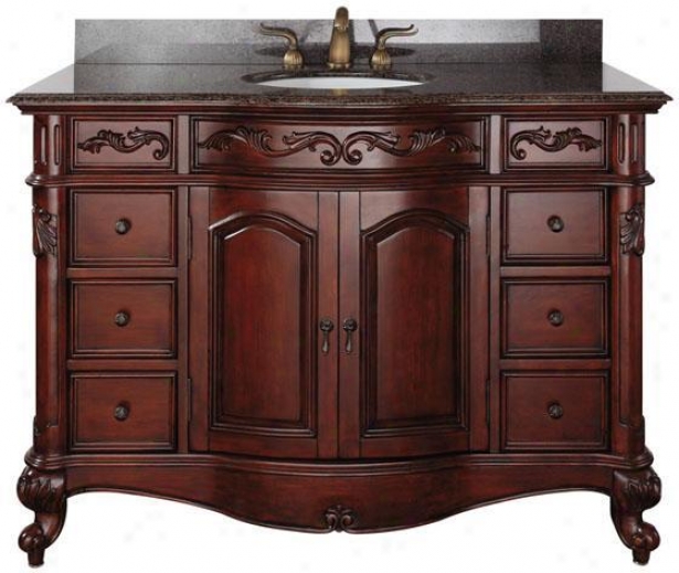 "king Bathroom Vanity - 49""w, Brown"