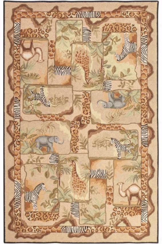 "kruger Area Rug - 2'6""x6' Runner, Beige"