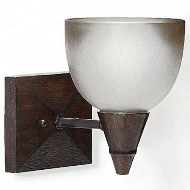 Kyoto 1-light Vanity Light - One-light, Tan Wood