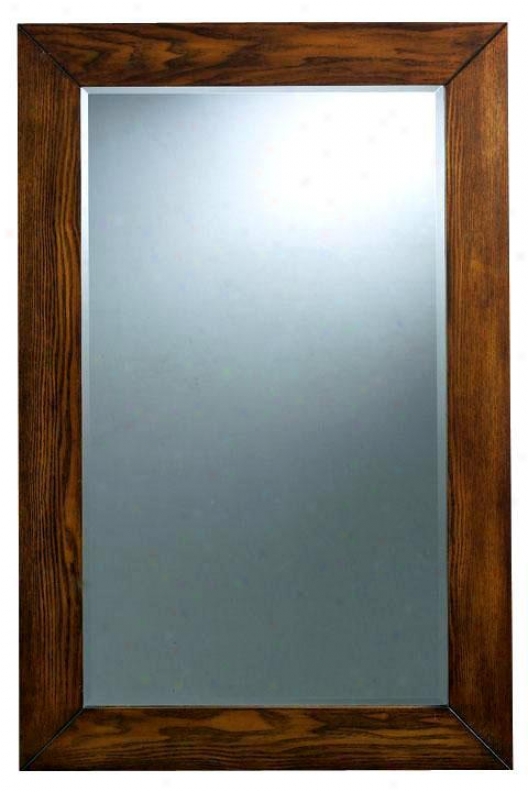 "kyoto Mirror - 41""hx27""w, Brown"