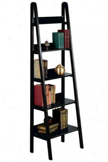 "ladder 18""w Booskhelf - 18""w, Black"