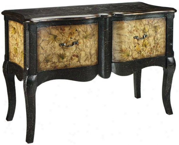 "lauren File Console - 33""hx46""wx19""d, Hand Painted"