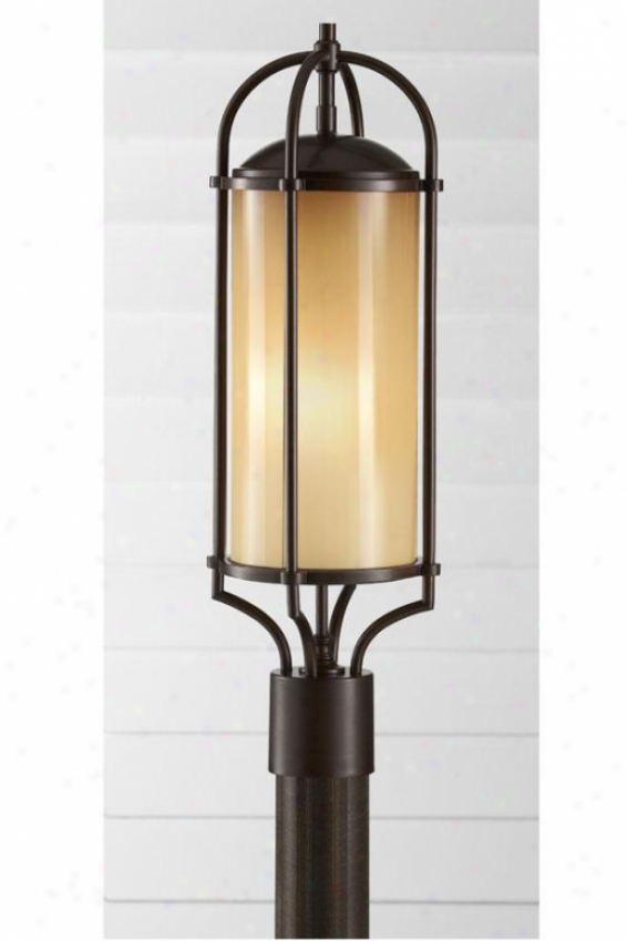 "lauren Exterior Lsmp Post - 23""h X 7.5""w, Heritage Bronze"