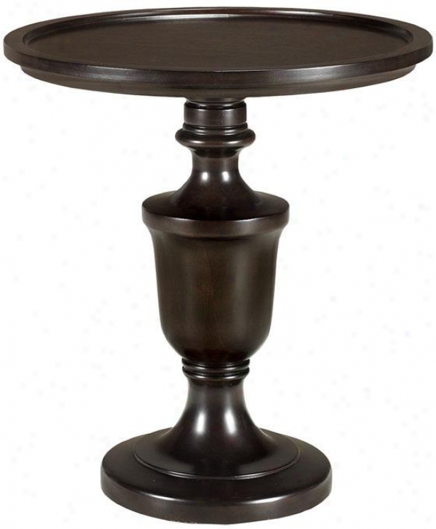 "lauren Urn Table - 22""dx24""h, Brown"