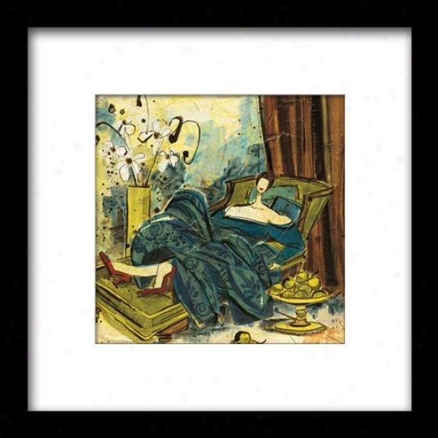 Lavish Setting I Framed Wall Art - I, Matted Black