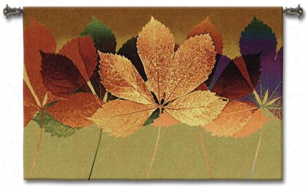 "leaf Dance Ii Tapestry - 35""hx53""w, Multi"