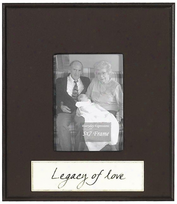 Legacy Of Love Frame - 5 X 7 - 5x7, Brown