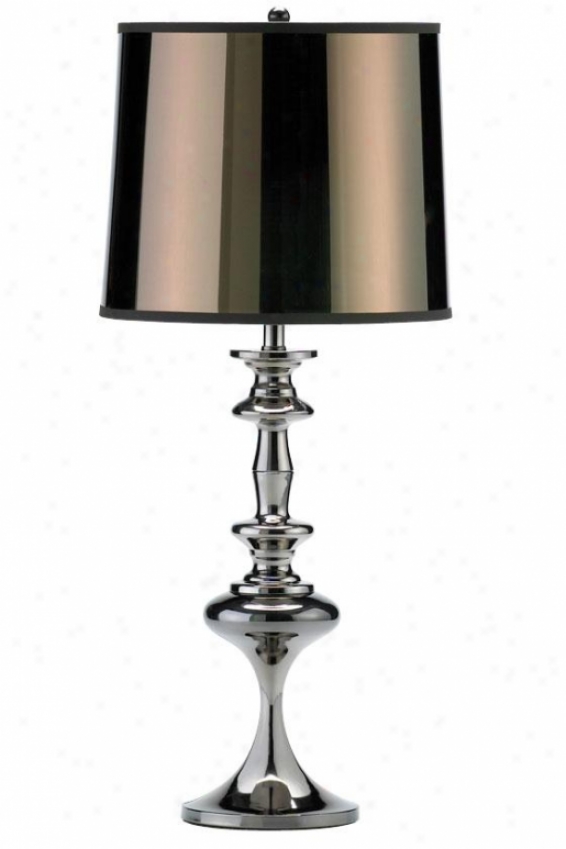 "liam Lamp - 27.5""h, Silver Chrome"