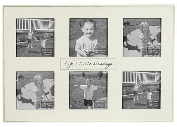 "life's Little Blessings Frame - 8"" X 8"" - 6(8x8), Ivory"