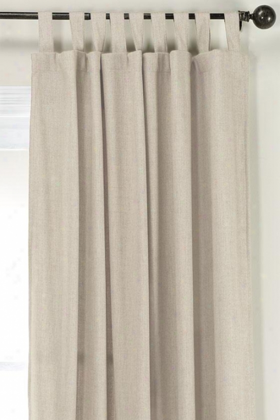 "linen Natural Lined Tab Top Drapery - Lnd Tb Tp Drpry, 96""hx54""w"