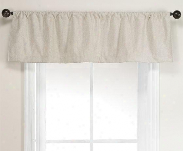 "linen Natural Valacne - Valance, 15""hx54""w"