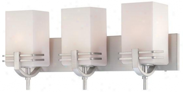 Logan 3-light Vanity - Three Light, Soft and clear 