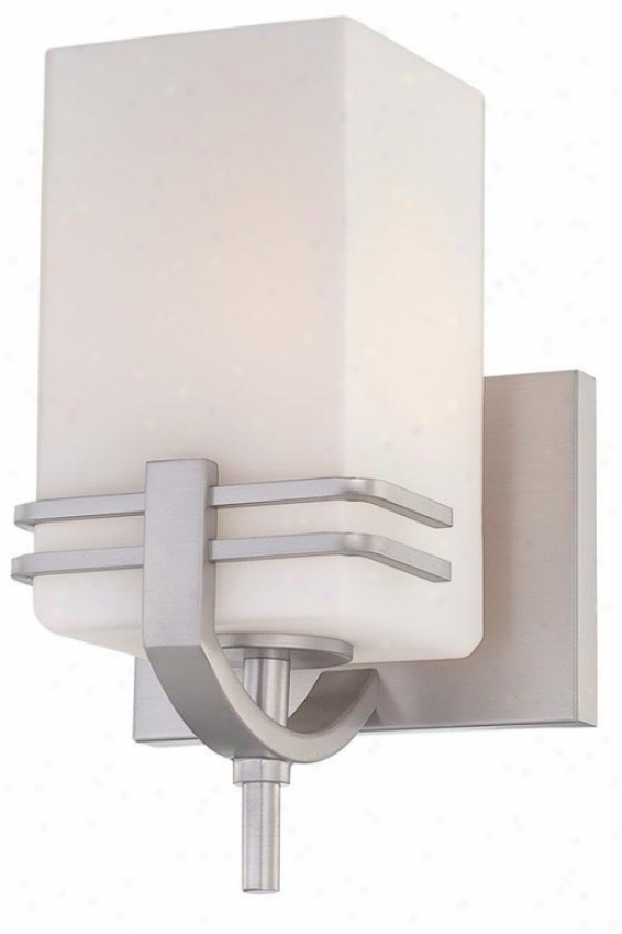 Logan Sconce - One Light, Silver