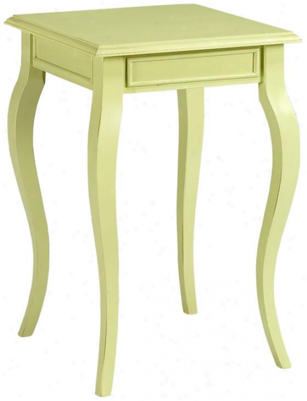 "loan Side End Table - 25""hx16""w, Sultana Green"