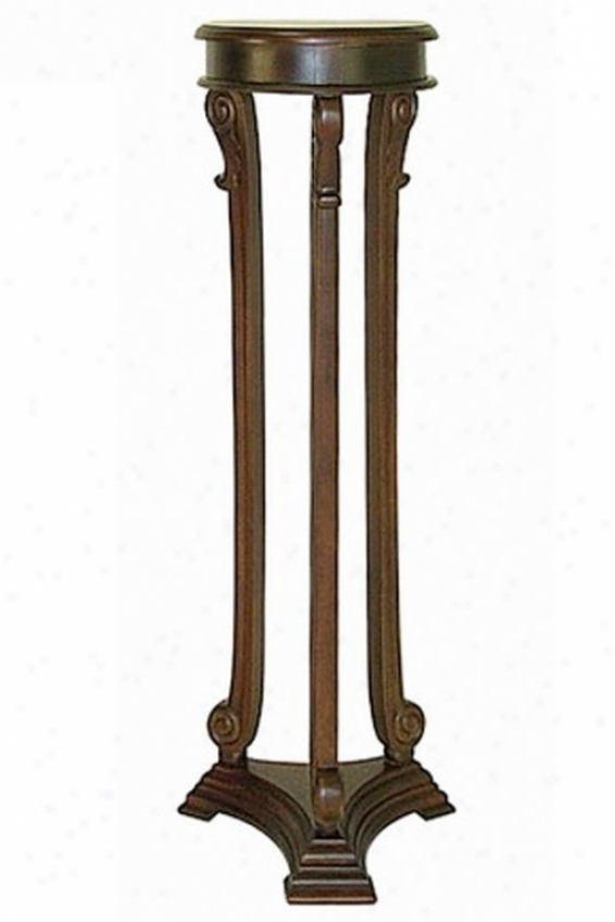 Louis Pedestal - Small, Brown