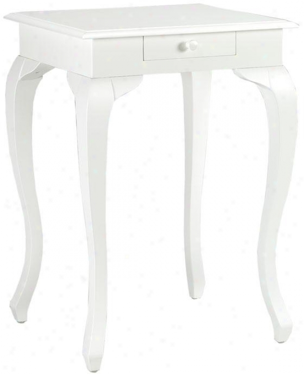 "louisa Accent Table - 30.25""hx21.5""w, White"