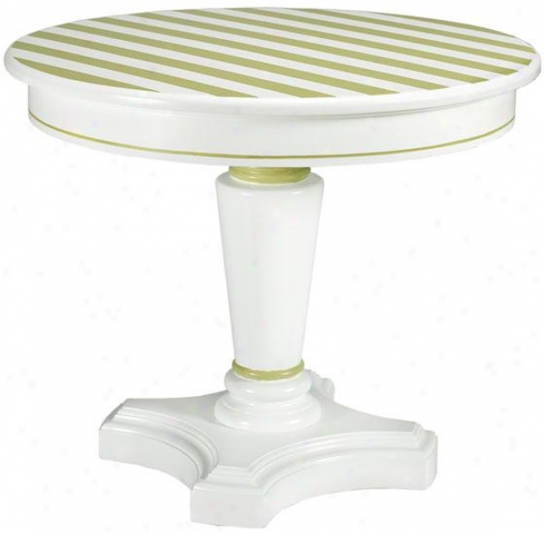 "louisa Table - 29.75""hx36d, White"