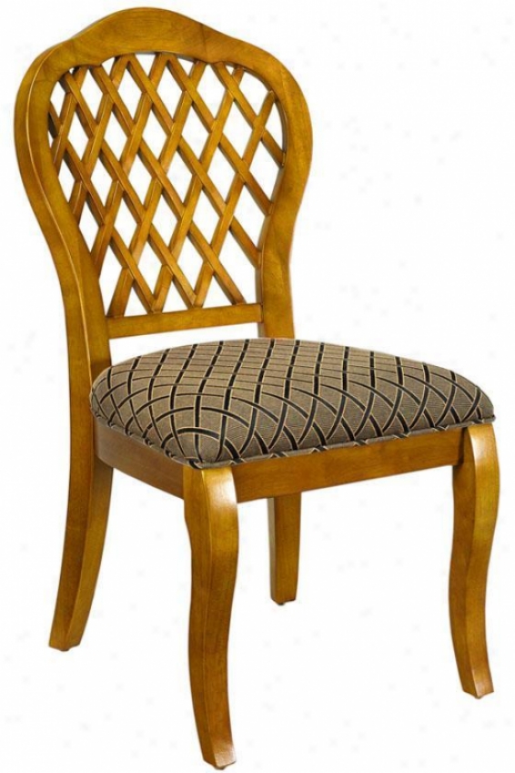 Louisville Hadn-carved Side Chair - Tuscan, Tan