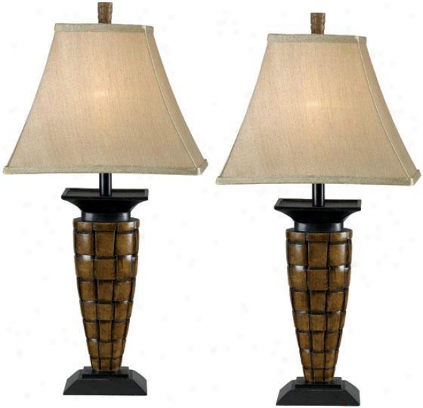 "loyd Table Lamp - Set Of 2 - 27""h, Bronze"