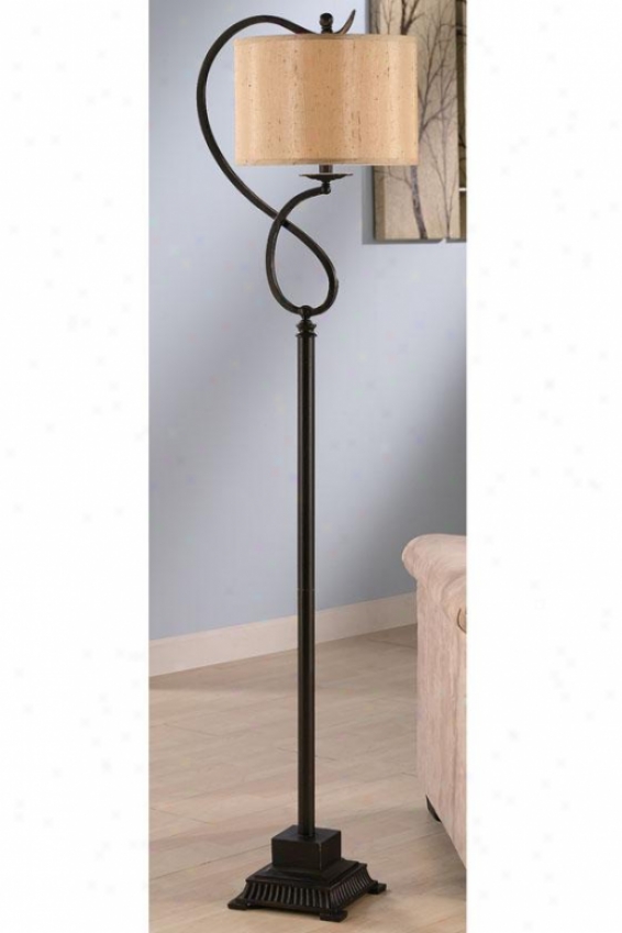 "lydia Bronze Metal Floor Lamp - 64""h, Bronze"