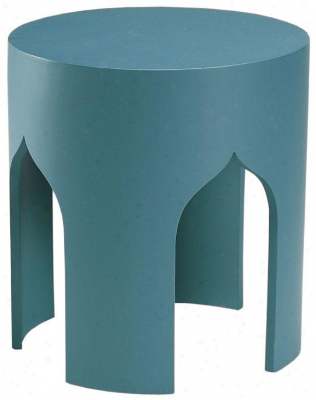 "macau Accent Table - 17""hx15.75""w, Blue"