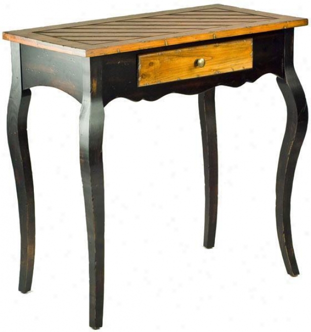 "maiso Accent Side Table - 30""hx30""w, Brown Wood"