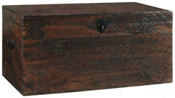 "maldives Trunk - 18.5""hx83""w, Brown Wood"