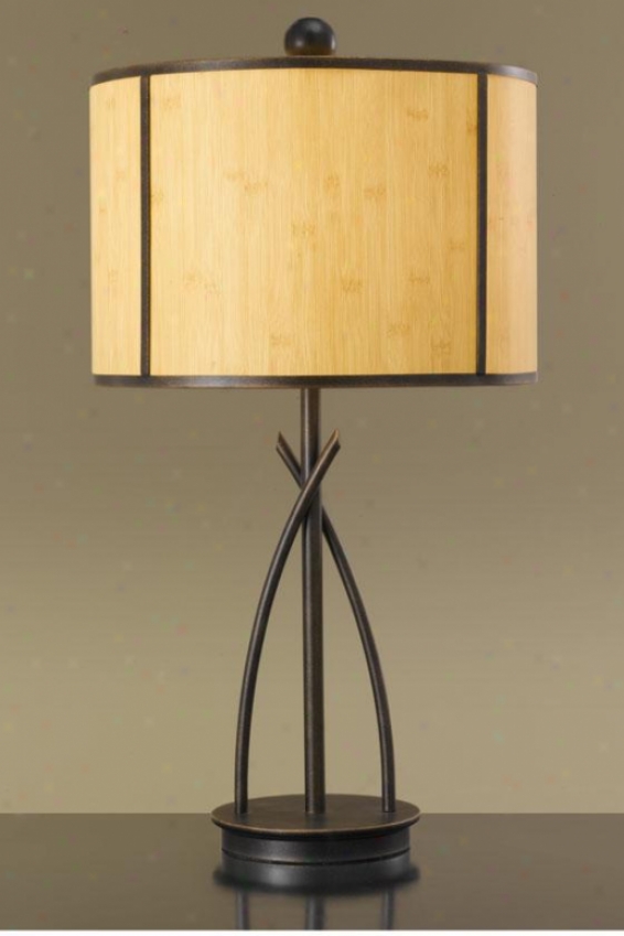 "marille Table Lamp - 30.5""h X 16""d, Gilded Bronze"