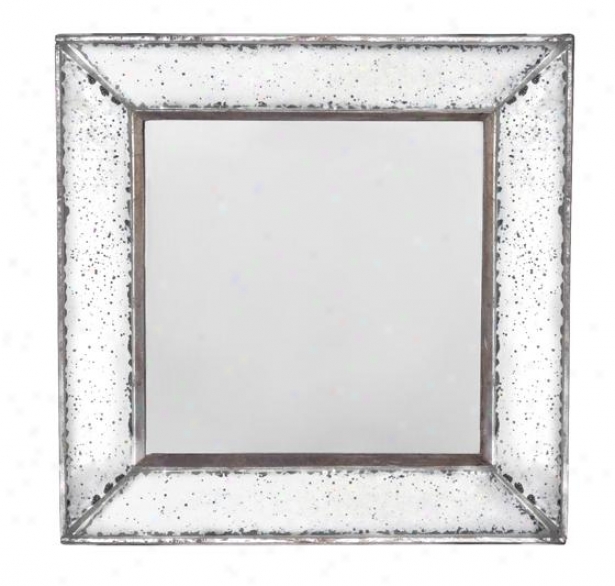 "marilyn Square Mirror - Square 12""x12"", Antiqued Mirror"