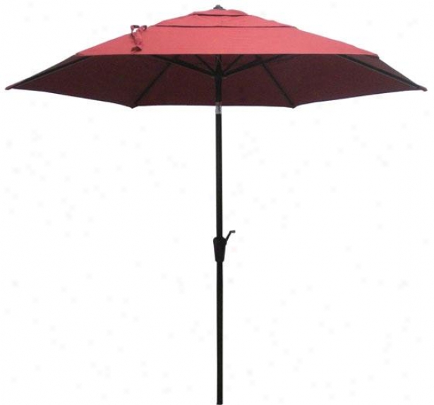 Marion 9' Outdoor Sun Market Umbrella - 9', Sonora Chili