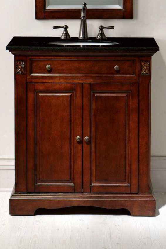 "marseille Vanity - 35""hx31""w, Brown"