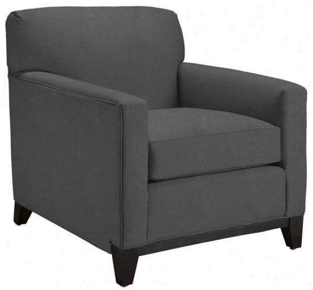 "martin Arm Chair - 35""hx32""w, Text Solid Grey"