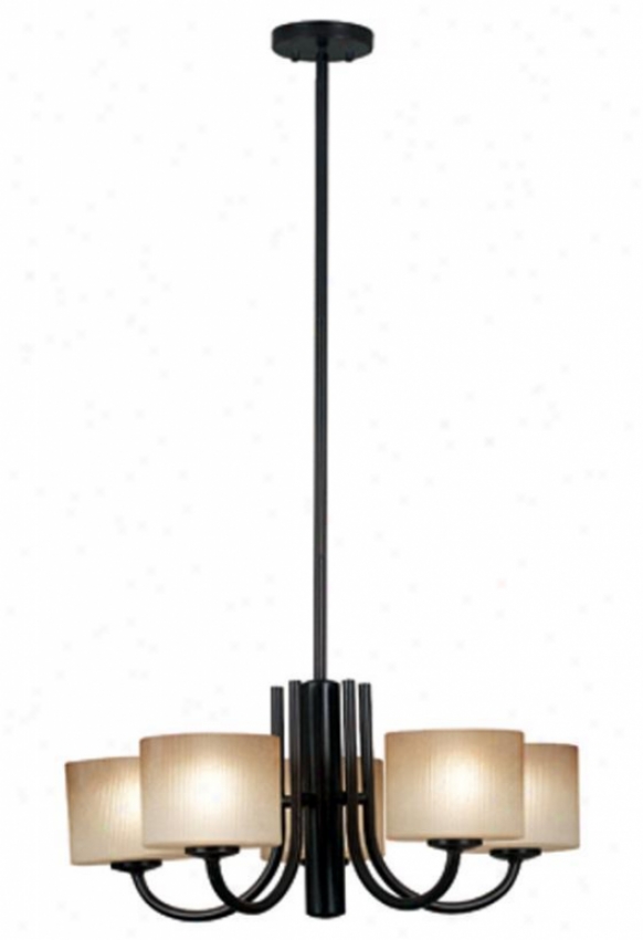 Matrielle 5-light Convertible Chandelier - Five-light, Copper Bronze