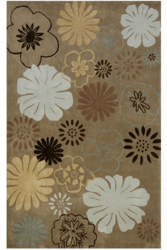 "meadow Iii Area Rug - 5'x7'6"", Silver"