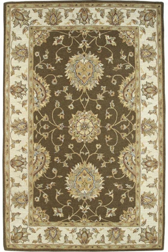 Medallion Iv Area Rug - 8x11, Brown-beige