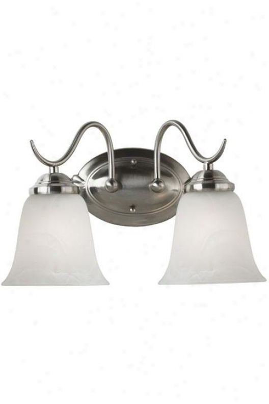 Medusa Two-light Bath Light - Two Gay, Grey Steel