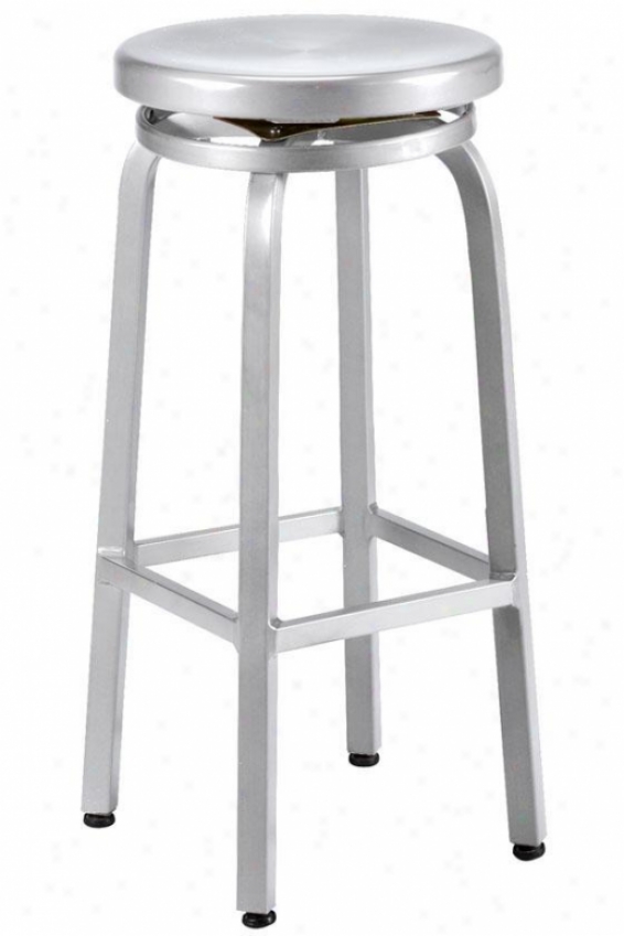 Melanie Swivel Bar Stool - Swivel, Alminum