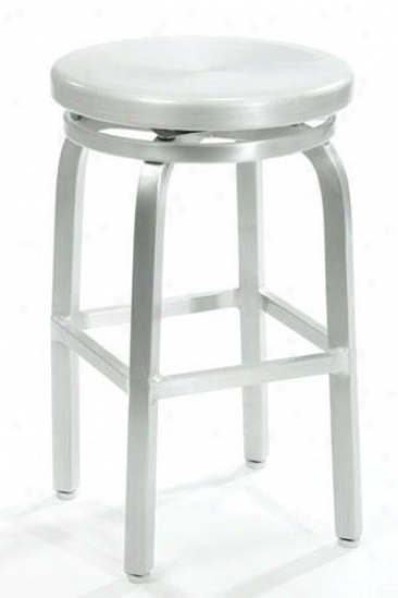 Melanie Swivel Counter Stool - Swivel, Aluminum