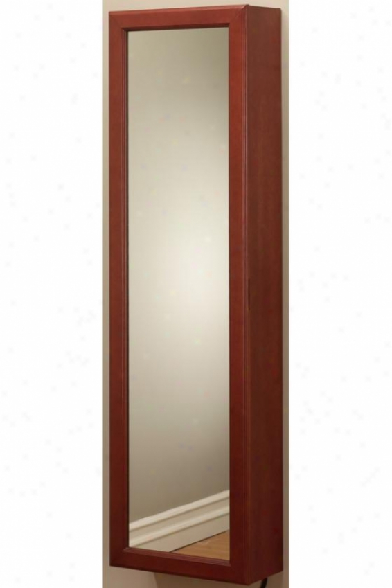 "nen's Armoire Valet Withh Charging Office - 52""hx15""wx6""d, Burgundy"