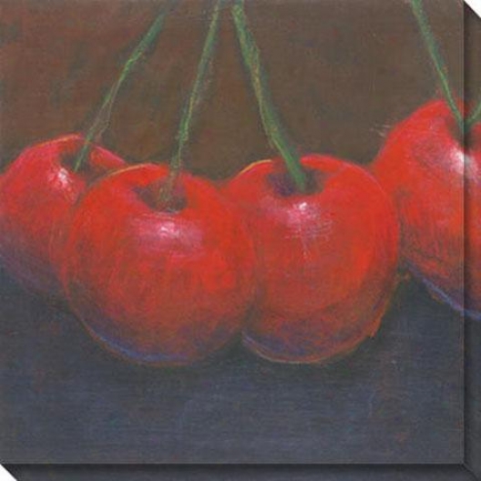 "merchant Cherry Canvas Wall Art - 40""hx40""w, Brown"