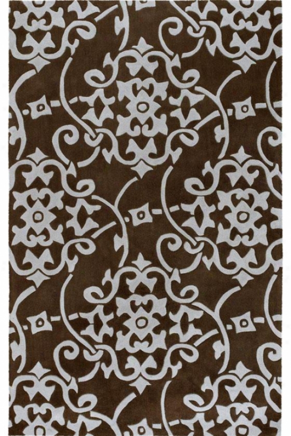 Merit Ii Area Rug - 2x3, Chocolate Brown