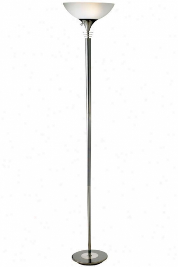 "metropolis Floor Lamp - 71.5""hx10""d, Black"