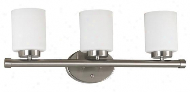 Mezzanine 3-light Vanity Light - Three-ligjt, Grey Steel