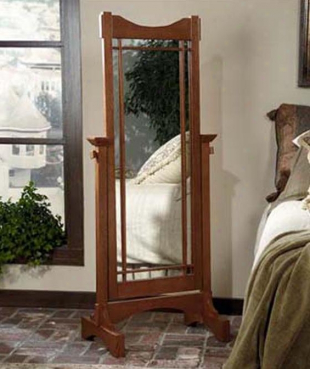 "mission Cheval Mirror - 60""hx25.5""w, Tan"