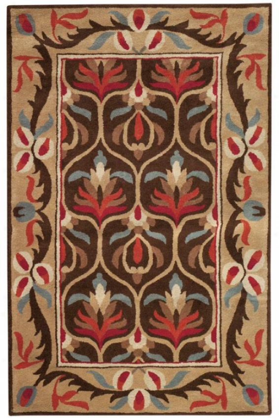 "montclair I Area Rug - 2'9""x14' Runner, Chocolate Brown"